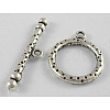 Tibetan Style Alloy Toggle Clasps LF1408Y-1