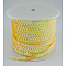 Plastic Paillette/Sequins Chain Rolls, AB Color, Lemon Chiffon, 6mm