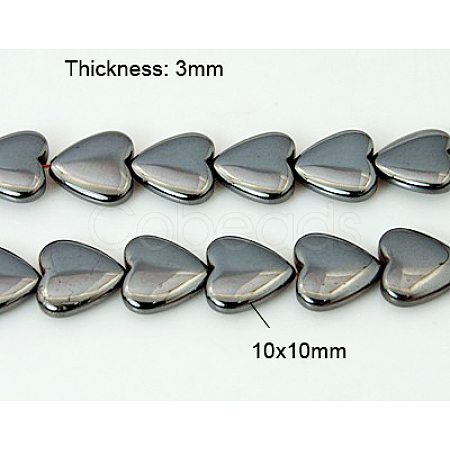 Non-Magnetic Synthetic Hematite Bead Strands G-C014-4-1