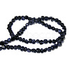 Synthetic Blue Goldstone Beads Strands G365-55-1