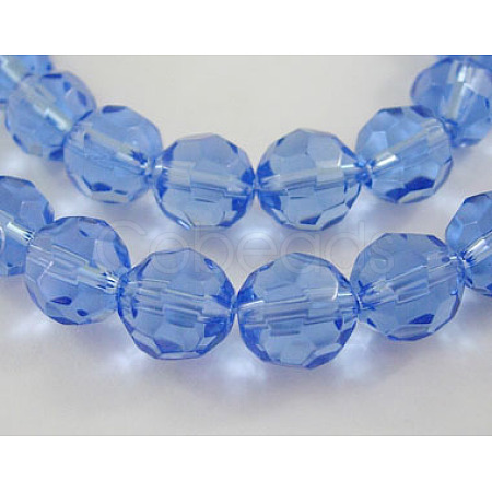 Glass Beads Strands GF12MMC22Y-1