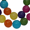 Dyed Natural Jade Beads Strands JB6mm-2