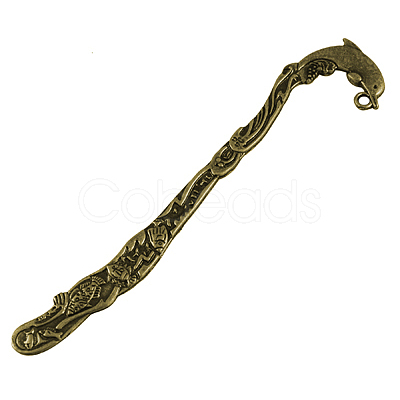 Zinc Alloy Bookmarks PALLOY-R341-AB-FF-1