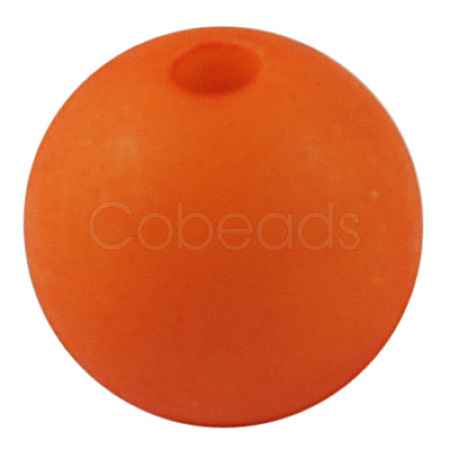 Opaque Acrylic Beads PAF183Y-4-1