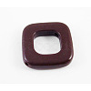 Opaque Solid Color Acrylic Rhombus Bead Frames PC183Y-6-1