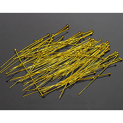 Brass Ball Head Pins RP0.6x35mm-G-1