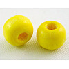 Dyed Natural Wood Beads TB092Y-3-1