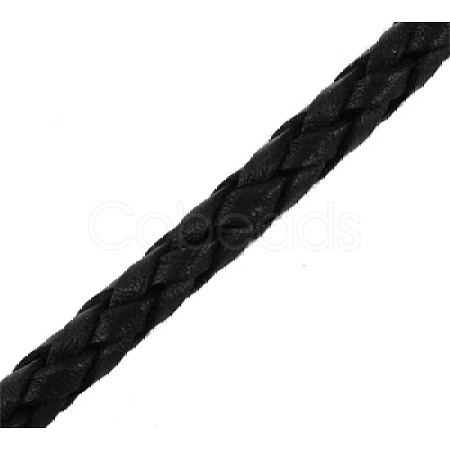 Braided Leather Cord VL3mm-1-1