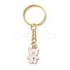 Bear Alloy Enamel Pendants Keychain KEYC-JKC00573-01-1