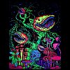 Polyester Glow in The Dark Wall Tapestry AJEW-WH0042-47C-1