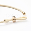 Braided Nylon Cord Bracelet Making MAK-A017-D02-08G-3