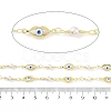 Enamel Lip Link Chains CHC-C006-02G-04-2