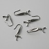 316 Stainless Steel Earring Hooks STAS-WH0031-18P-1