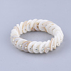 Freshwater Shell Beads Stretch Bracelets BJEW-S121-02B-02-2