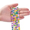 Handmade Polymer Clay Beads Strands X-CLAY-N008-008L-6