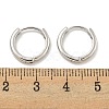 Brass Hoop Earrings EJEW-L211-08B-P-3