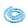 Electroplate Opaque Solid Color Glass Beads Strands EGLA-A034-P2mm-L11-2