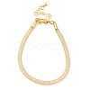 Brass Mesh Chain Bracelets for Women DIY-B066-02G-2