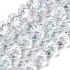 Transparent Glass Beads Strands GLAA-E049-01B-4