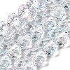 Transparent Glass Beads Strands GLAA-E049-01B-4