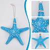 Hanging Resin Pendant Decorations RESI-WH0034-21-3
