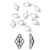 Glass Rhinestone Cabochons RGLA-L025-E01-001-1