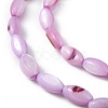 Natural Freshwater Shell Dyed Beads Strands SHEL-M018-13-10-3