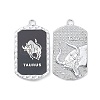 Alloy Twelve Constellations Series Big Pendants PALLOY-O107-01P-04-2