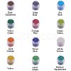 12 Colors Glass Seed Beads SEED-PH0007-03-4