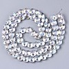 Electroplate Glass Beads Strands EGLA-S176-08A-A01-2