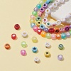 210Pcs 6 Style Opaque & Transparent & Plating Acrylic Beads OACR-FS0001-09-6