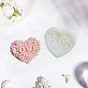 Valentine's Day Love Heart Soap DIY Food Grade Silicone Mold PW-WG51517-01-3