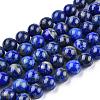Natural Lapis Lazuli Beads Strands G-E465-8mm-01-4