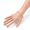 Polymer Clay Heishi Beads Stretch Bracelets BJEW-JB05711-5