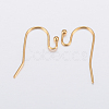 Ion Plating(IP) 304 Stainless Steel Earring Hooks X-STAS-H448-01G-2