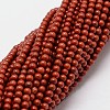 Natural Red Jasper Beads Strands X-G-N0221-01-2mm-1