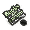 Books are Cheaper Zinc Alloy Brooches JEWB-A023-01E-3