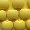 DIY Apple Shape Food Grade Silicone Molds SOAP-PW0001-105-4