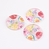 Tempered Glass Cabochons GGLA-33D-11-2
