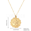 Golden Stainless Steel Pendant Necklace SA1727-3-2