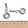 Natural Quartz Crystal Pendants G-F777-05P-13-3