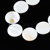 Natural Freshwater Shell Beads Strands X-SHEL-Q024-006-3