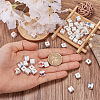FASHEWELRY 72Pcs 4 Colors Handmade Porcelain Beads PORC-FW0001-02-6