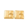 Ion Plating(IP) 304 Stainless Steel Stud Earrings for Women EJEW-P279-43G-1