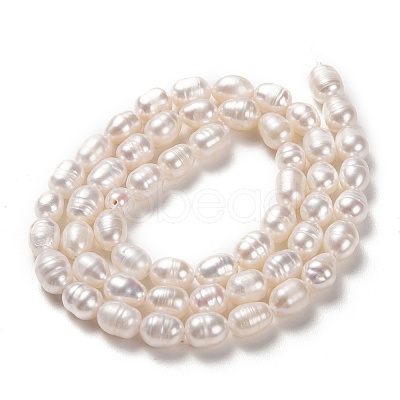 Natural Cultured Freshwater Pearl Beads Strands PEAR-L033-65-1