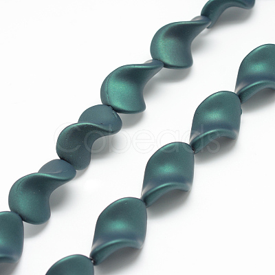 Rubberized Style Acrylic Beads Strands MACR-S849-06-1