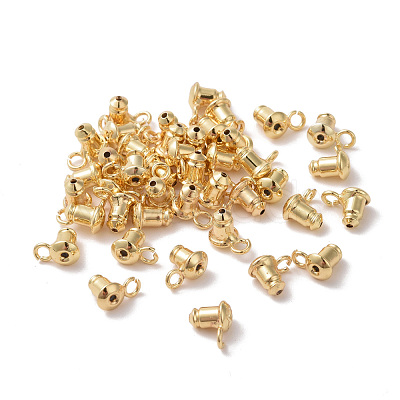 Rack Plating Brass Ear Nuts KK-C236-01B-1