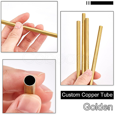 BENECREAT 16Pcs 2 Styles Custom Copper Tube KK-BC0007-98-1