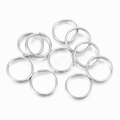 Tarnish Resistant 304 Stainless Steel Split Rings STAS-H413-06P-A-1