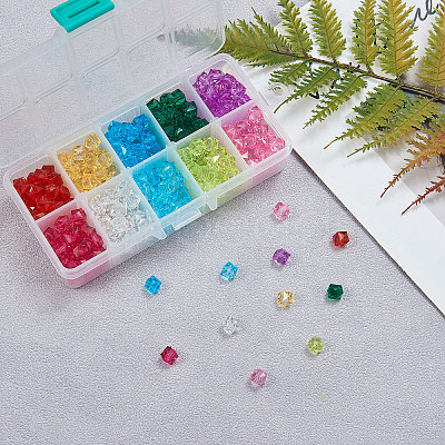 Transparent Acrylic Beads TACR-CJ0001-07-1